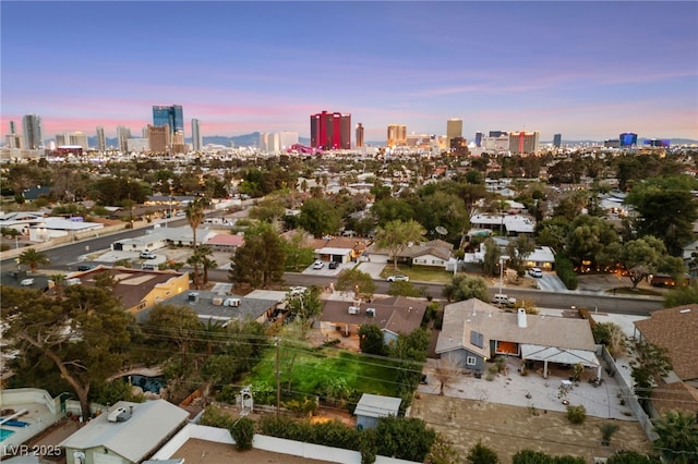 2400 Llewellyn Dr, Las Vegas, NV 89102 - aerial view of city skyline