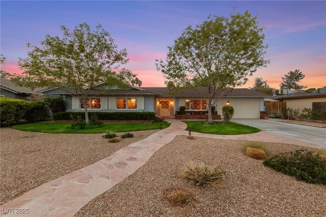 2400 Llewellyn Dr, Las Vegas, NV 89102 - ranch-style home featuring concrete driveway and an attached garage