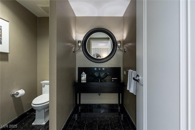 2000 Fashion Show Dr Unit 6109, Las Vegas, NV 89109 - bathroom with granite floors and toilet