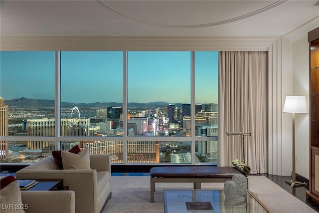 2000 Fashion Show Dr Unit 6109, Las Vegas, NV 89109 - living room with a view of city