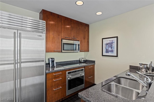 2000 Fashion Show Dr Unit 6109, Las Vegas, NV 89109 - kitchen with stainless steel appliances, modern cabinets, and recessed lighting