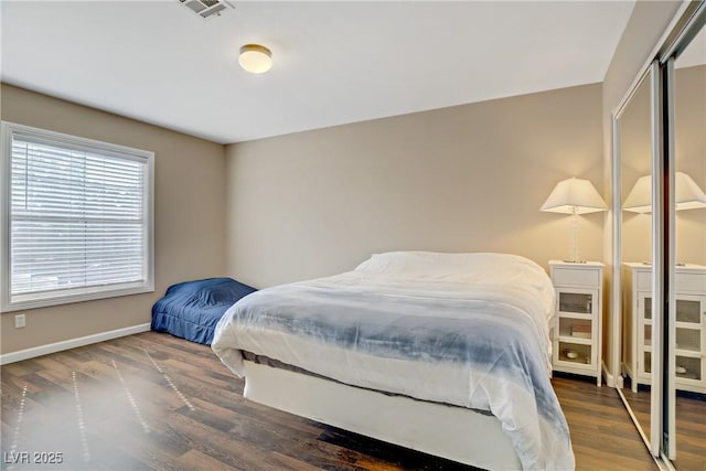 3420 Lockport St, Las Vegas, NV 89129 - bedroom with wood finished floors and baseboards