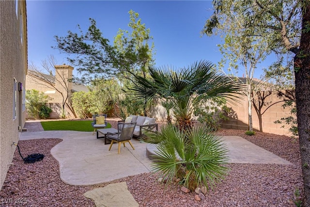 3420 Lockport St, Las Vegas, NV 89129 - fenced backyard with a patio area and a grill