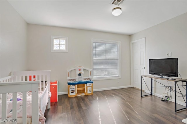 3420 Lockport St, Las Vegas, NV 89129 - bedroom with wood finished floors and baseboards