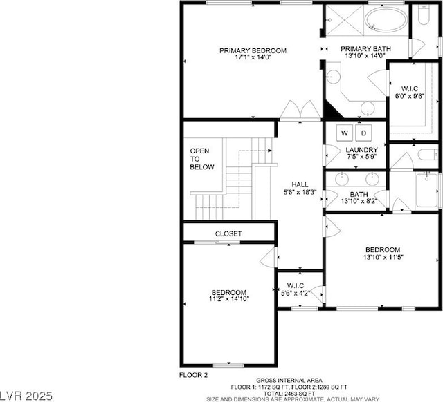 3420 Lockport St, Las Vegas, NV 89129 - view of home floor plan