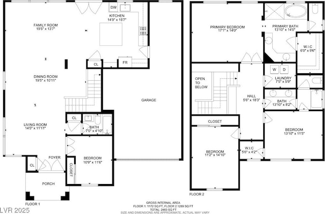 3420 Lockport St, Las Vegas, NV 89129 - view of room layout