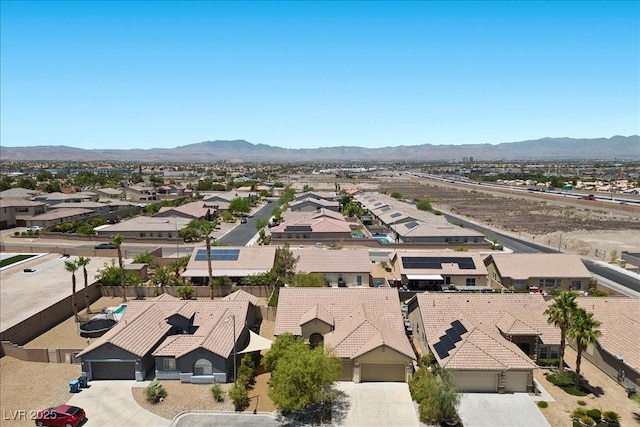 9233 Onyx Point Ct, Henderson, NV 89074 - aerial perspective of suburban area featuring a mountainous background