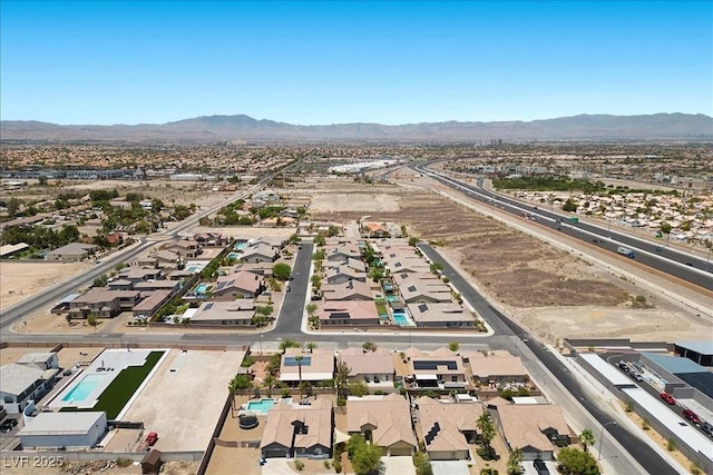 9233 Onyx Point Ct, Henderson, NV 89074 - aerial view of residential area with a mountainous background