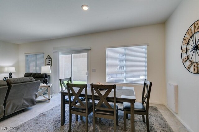 10939 Cheshire Woods Ave, Las Vegas, NV 89166 - dining space with light tile patterned floors
