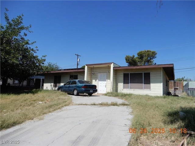 3175 Palmdale St, Las Vegas, NV 89121 - view of ranch-style home