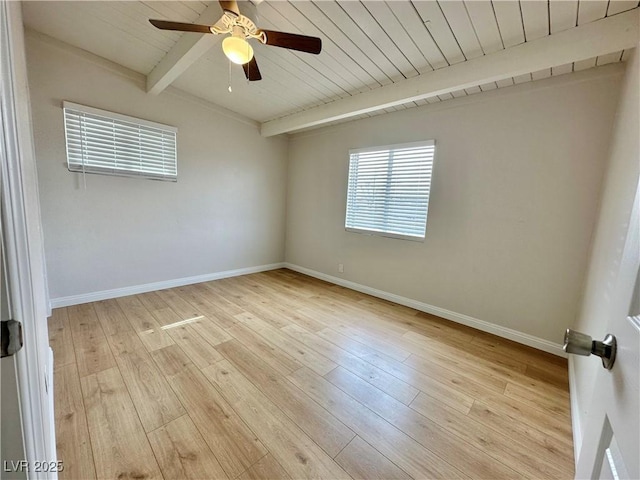 604 N Minnesota St, Las Vegas, NV 89107 - unfurnished room featuring light wood-type flooring, ceiling fan, and wood ceiling