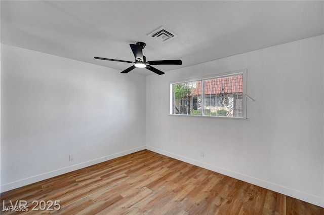 3907 Torsby Pl, Las Vegas, NV 89119 - unfurnished room featuring ceiling fan and wood finished floors