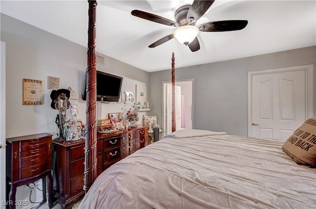 700 Capri Dr Unit 27B, Boulder City, NV 89005 - bedroom featuring ceiling fan