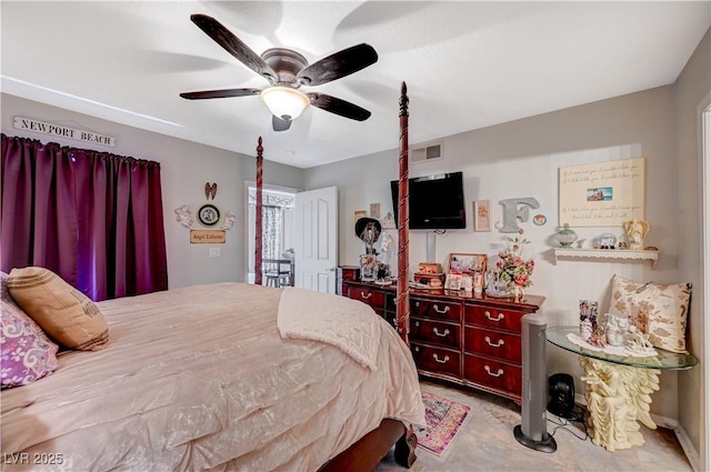 700 Capri Dr Unit 27B, Boulder City, NV 89005 - bedroom with ceiling fan