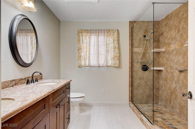 2851 S Valley View Blvd Unit 1039, Las Vegas, NV 89102 - full bath featuring double vanity and tiled shower
