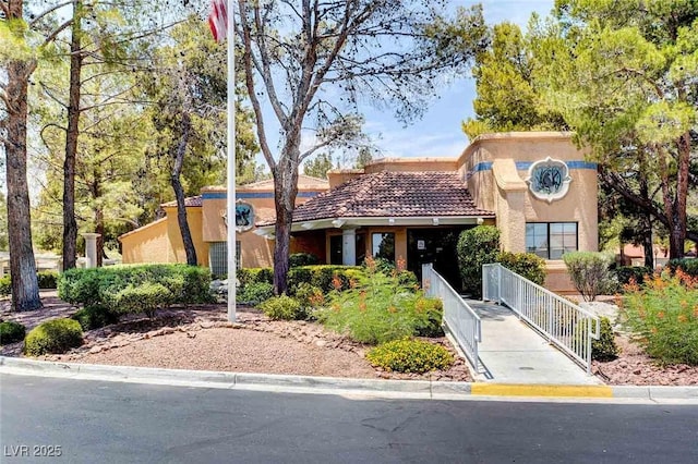 2851 S Valley View Blvd Unit 1039, Las Vegas, NV 89102 - view of front of property featuring stucco siding and a tile roof