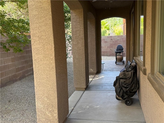 1146 Olivia Pkwy, Henderson, NV 89011 - view of patio / terrace with area for grilling