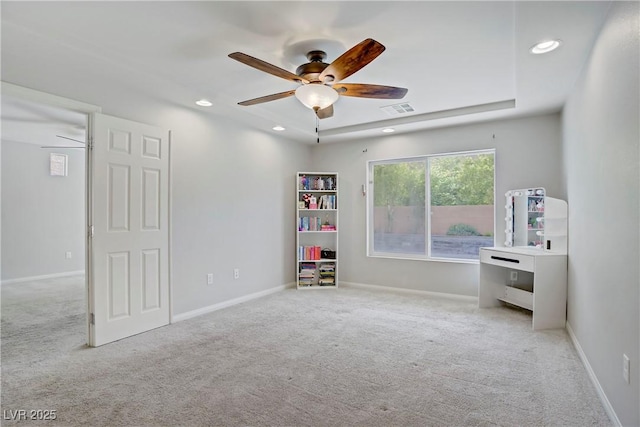 9784 Kodiak Island Ct, Las Vegas, NV 89141 - bedroom with carpet, recessed lighting, and ceiling fan