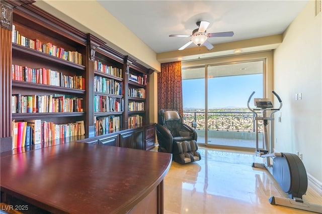 9101 Alta Dr Unit 301, Las Vegas, NV 89145 - office featuring ceiling fan