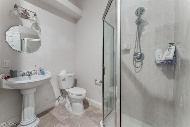 7720 W Agate Ave, Las Vegas, NV 89113 - bathroom with toilet and a stall shower