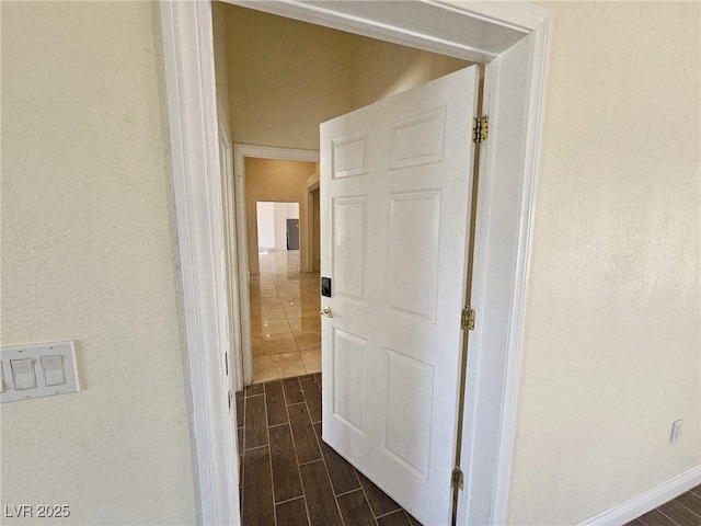 7720 W Agate Ave, Las Vegas, NV 89113 - hall featuring wood finish floors