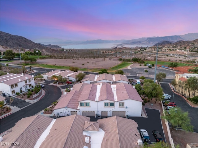 251 Big Horn Dr, Boulder City, NV 89005 - aerial view at dusk of a mountain view