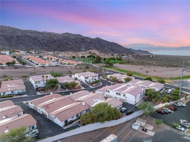 251 Big Horn Dr, Boulder City, NV 89005 - aerial perspective of suburban area featuring a mountain backdrop