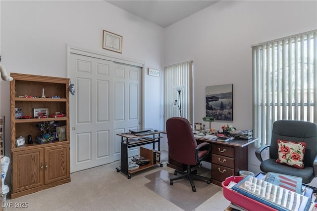 1239 N Hollywood Blvd, Las Vegas, NV 89110 - office area with plenty of natural light and carpet
