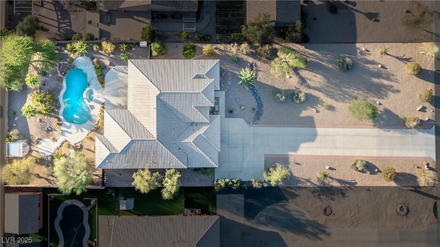 1239 N Hollywood Blvd, Las Vegas, NV 89110 - bird's eye view of a pool