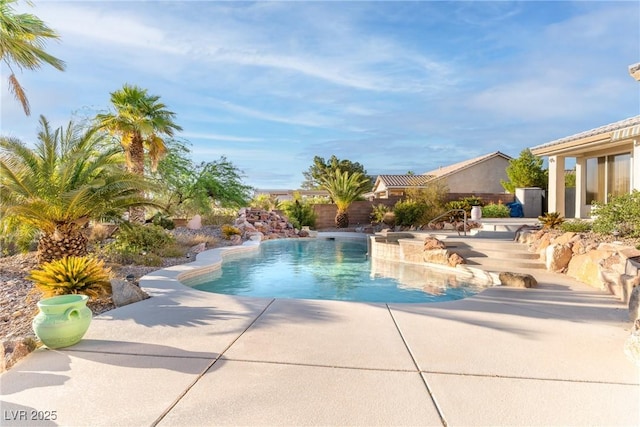 1239 N Hollywood Blvd, Las Vegas, NV 89110 - swimming pool with a patio