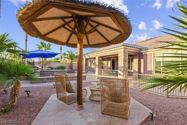 8209 Chapelle Ct, Las Vegas, NV 89131 - view of patio