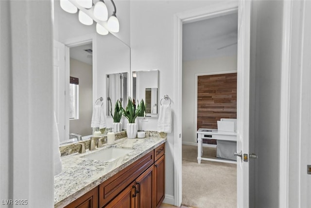 8209 Chapelle Ct, Las Vegas, NV 89131 - bathroom with vanity and baseboards