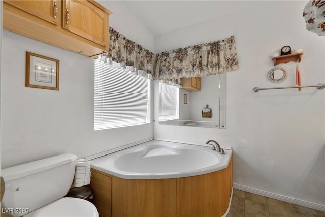 6337 W Cactus Ave, Las Vegas, NV 89141 - bathroom with a bath and tile patterned flooring