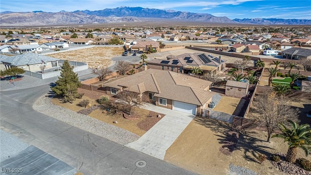 6781 Southgate St, Pahrump, NV 89061 - aerial view of residential area with a mountainous background