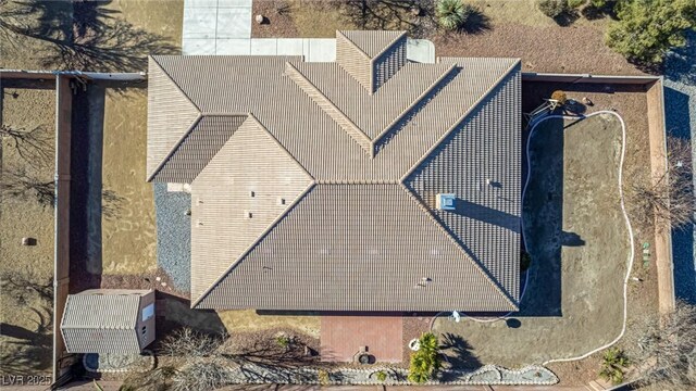 6781 Southgate St, Pahrump, NV 89061 - view from above of property
