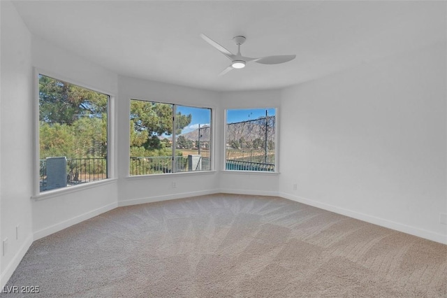 5264 Silverheart Ave, Las Vegas, NV 89142 - empty room with carpet and ceiling fan