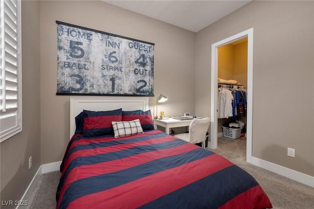 10349 Bressana Dr, Las Vegas, NV 89135 - carpeted bedroom with a walk in closet and a closet
