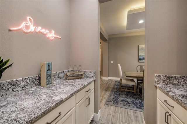 10349 Bressana Dr, Las Vegas, NV 89135 - bathroom with vanity and wood finished floors