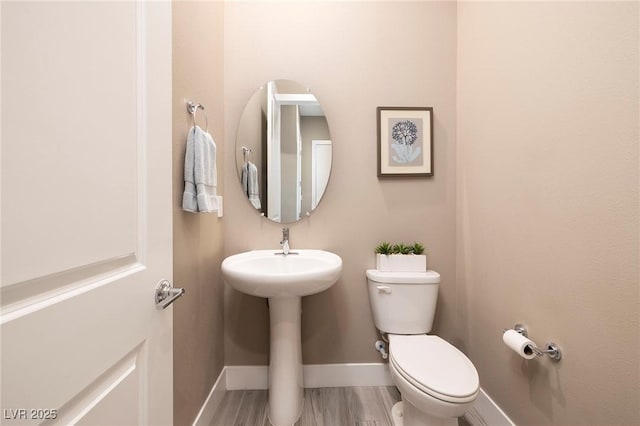 10349 Bressana Dr, Las Vegas, NV 89135 - bathroom featuring toilet and wood finished floors