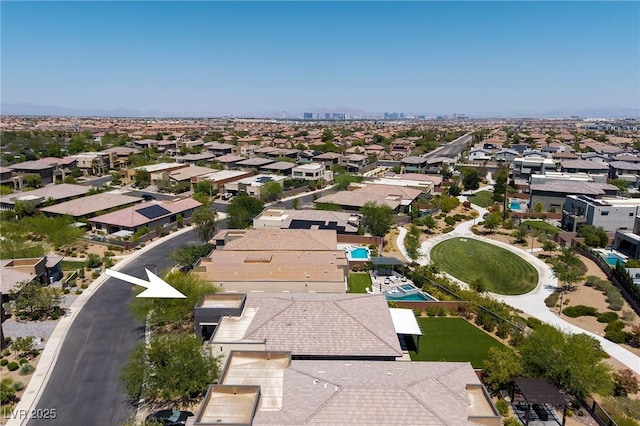 10349 Bressana Dr, Las Vegas, NV 89135 - view of property location with nearby suburban area and a pool