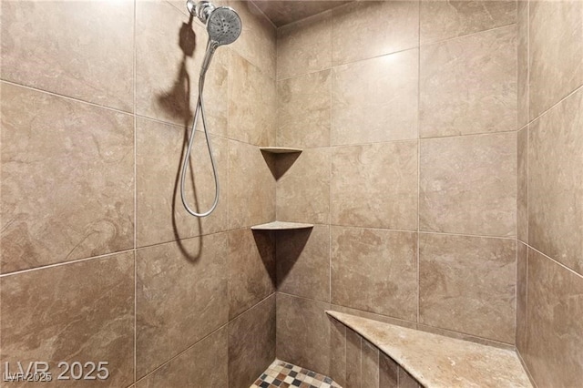 11274 Civita St, Las Vegas, NV 89141 - bathroom view of a tile shower