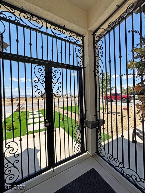 2891 S Rainbow Ave, Pahrump, NV 89048 - view of gate