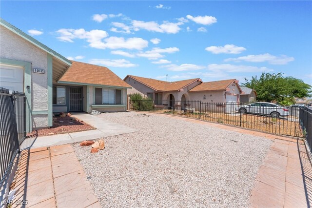 1012 Greystone Dr, Las Vegas, NV 89108 - single story home featuring a fenced front yard and stucco siding