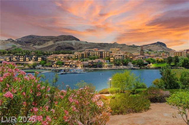 29 Montelago Blvd Unit 131, Henderson, NV 89011 - water view with a mountainous background