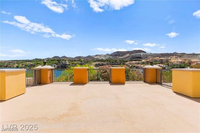 29 Montelago Blvd Unit 131, Henderson, NV 89011 - view of patio / terrace with a mountain view