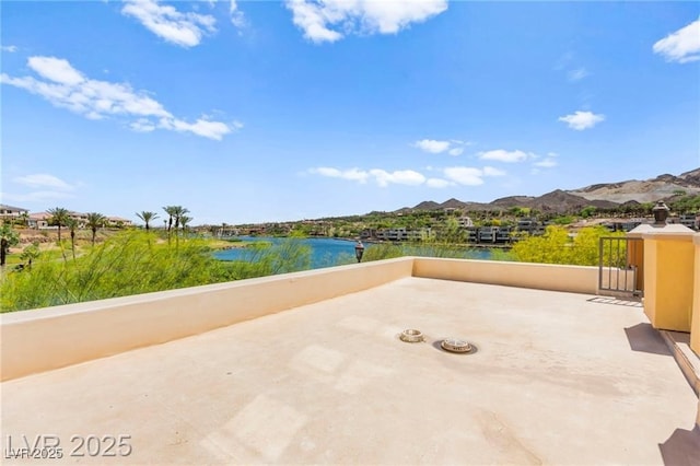29 Montelago Blvd Unit 131, Henderson, NV 89011 - view of patio featuring a water and mountain view