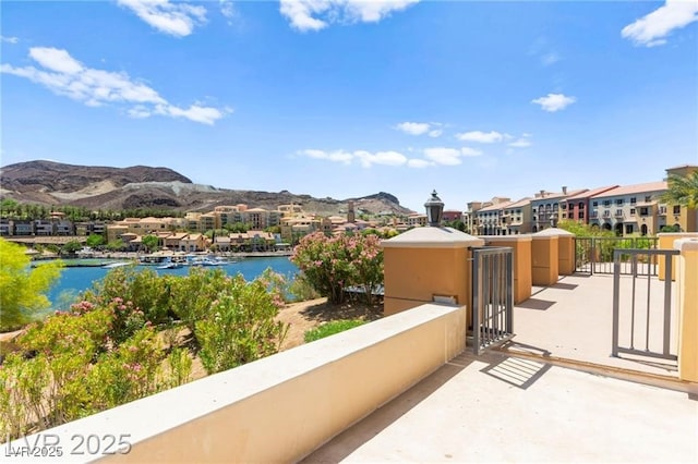 29 Montelago Blvd Unit 131, Henderson, NV 89011 - balcony featuring a water and mountain view and a residential view