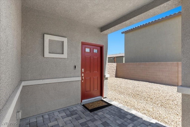 9054 Tangerine Tree Ct, Las Vegas, NV 89113 - entrance to property with stucco siding