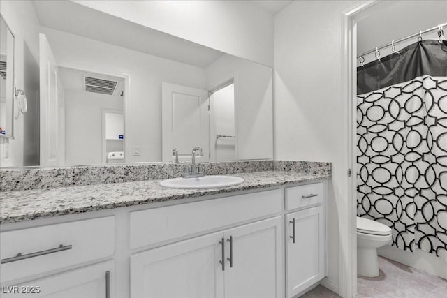 9054 Tangerine Tree Ct, Las Vegas, NV 89113 - bathroom featuring vanity and a shower with shower curtain