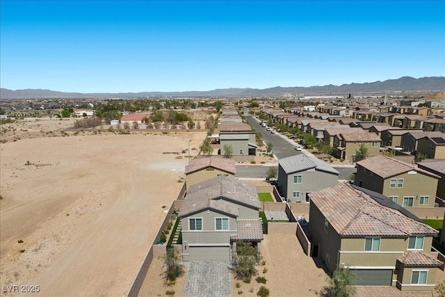9054 Tangerine Tree Ct, Las Vegas, NV 89113 - aerial view of residential area featuring a mountain backdrop